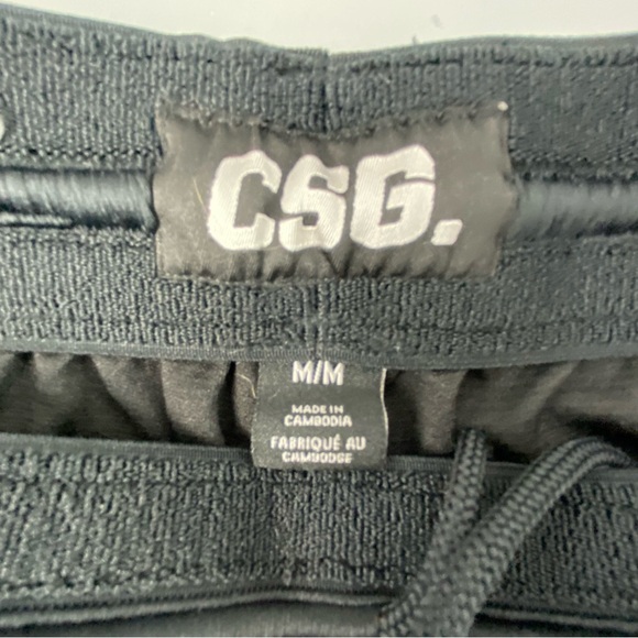 CSG. black athletic basketball shorts men's size medium - Picture 6 of 16